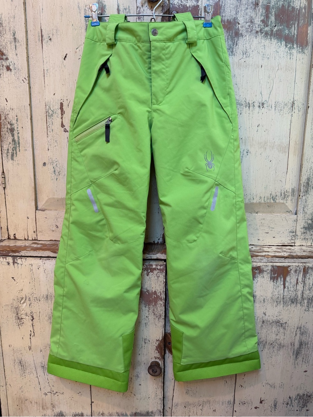 Spyder Green Snow Pants- boys size 10